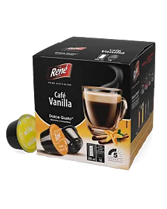 Caf&eacute; Ren&eacute; Caf&eacute; Vanilla Packung und Kapsel f&uuml;r Dolce Gusto
