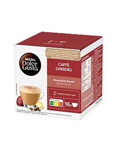 Nescaf&eacute; Caff&egrave; Ginseng Packung und Kapsel f&uuml;r Dolce Gusto
