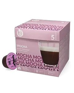 Kaffekapslen Mocha Packung und Kapsel f&uuml;r Dolce Gusto
