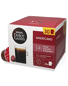 Nescaf&eacute; Americano Big Pack Packung und Kapsel f&uuml;r Dolce Gusto

