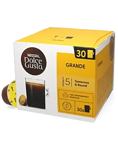 Nescaf&Atilde;&copy; Grande Big Pack package and capsule for Dolce Gusto
