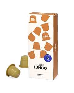 Kaffekapslen Lungo Packung und Kapsel f&uuml;r Nespresso&reg;