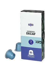 Kaffekapslen Espresso Decaf Premium Packung und Kapsel f&uuml;r Nespresso
