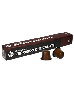 Kaffekapslen Espresso Chocolate Premium Packung und Kapsel f&uuml;r Nespresso
