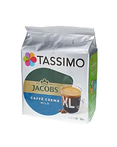 Jacobs Caff&Atilde;&uml; Crema Mild XL package and capsule for Tassimo