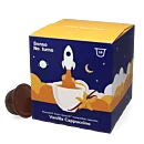 Senso Nocturno Vanilla Cappuccino Packung und Kapsel für Dolce Gusto
