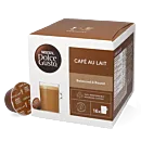 Nescafé Café au Lait package and capsule for Dolce Gusto