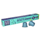 Black Coffee Roasters Ristretto Honduras package and capsule for Nespresso
