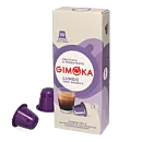 Gimoka Lungo Packung und Kapsel für Nespresso
