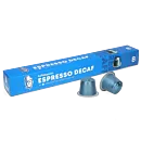 Kaffekapslen Espresso Decaf Premium Packung und Kapsel für Nespresso
