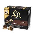 L'OR Forza 40 Packung und Kapsel für Nespresso
