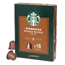 Starbucks House Blend Lungo Big Pack package and capsule for Nespresso