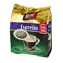 Café René Espresso Packung und Pods für Senseo