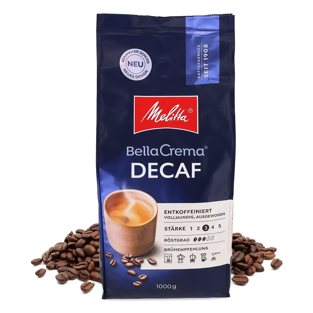 BellaCrema\u0020Entkoffeiniert\u0020\u002D\u0020Melitta