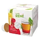 Tee mit Zitrone und Himbeere