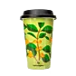 Thermobecher mit Pflanzenmotiv