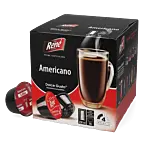 Café René Americano Packung und Kapsel für Dolce Gusto

