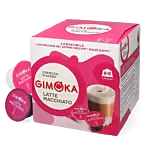 Gimoka Latte Macchiato Packung und Kapsel für Dolce Gusto
