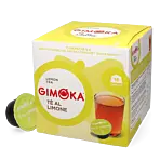 Gimoka Tè al Limone Packung und Kapsel für Dolce Gusto
