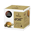 Dallmayr Crema d'Oro Packung und Kapsel für Dolce Gusto