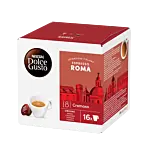 Nescafé Espresso Roma Packung und Kapsel für Dolce Gusto
