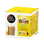 Nescafé Ricoré Latte Packung und Kapsel für Dolce Gusto
