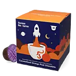 Senso Nocturno Caramelised Orange Peel Chocolate Packung und Kapsel für Dolce Gusto
