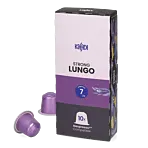 Kaffekapslen Lungo Strong Premium Packung und Kapsel für Nespresso

