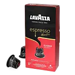 Lavazza Espresso Classico Packung und Kapsel für Nespresso
