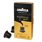 Lavazza Lungo Packung und Kapsel für Nespresso
