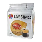 Marcilla Café Largo Packung und Kapsel für Tassimo